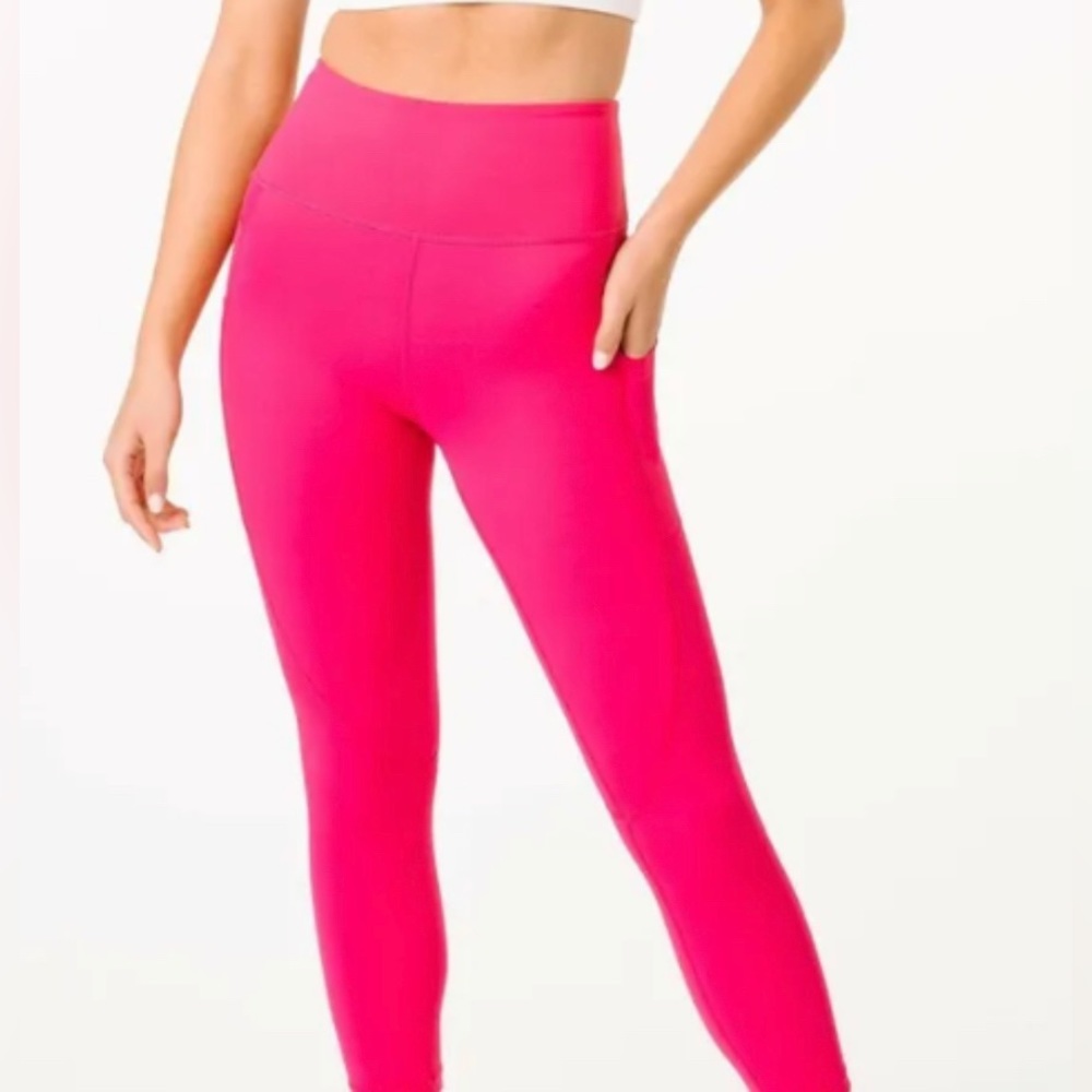 ZYIA girls “One More Rep” hot pink leggings size 12-14